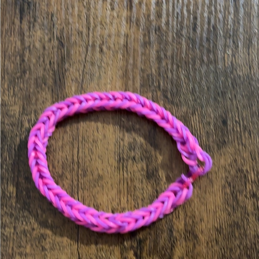 Handmade Pink Braided Bracelet for teen/kid/adult